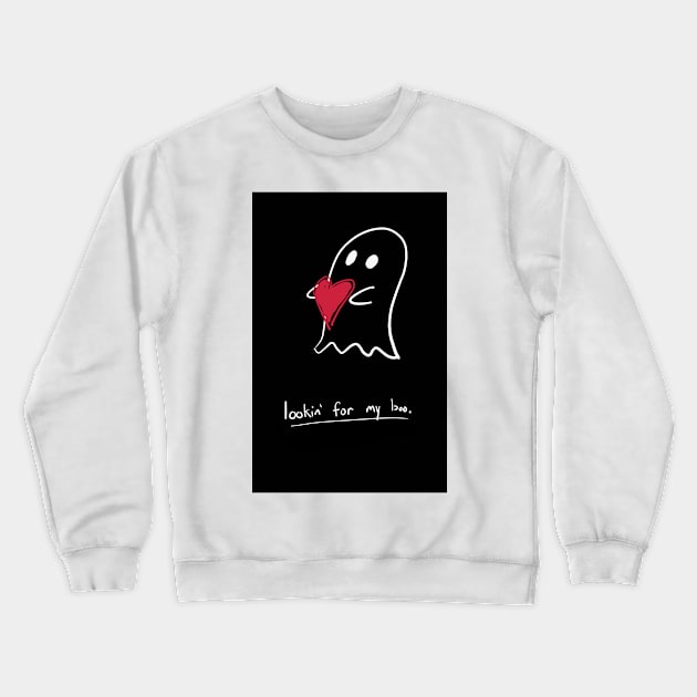 Lonely Ghost Crewneck Sweatshirt by awildbryce